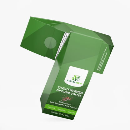 Vitality Mushroom Coffee (Medium Roast)