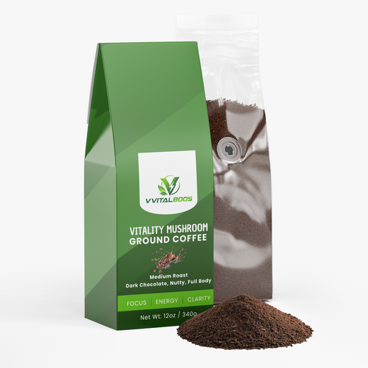 Vitality Mushroom Coffee (Medium Roast)
